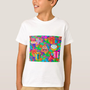 happy birthday poop emoji T-Shirt