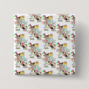 Happy Birthday Possum Cake Surprise Button