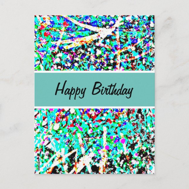 Happy Birthday Post Card (Front)