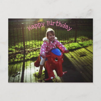 Happy Birthday, post card