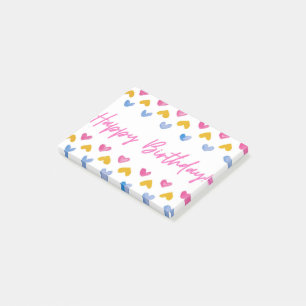 Happy Birthday Post it Note