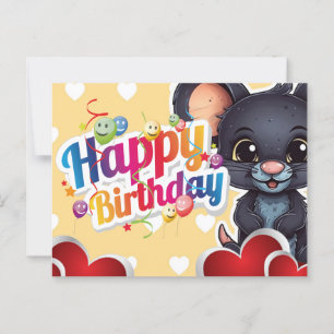 Happy birthday! postcard