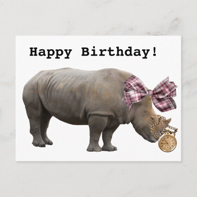 Happy Birthday Postcard (Front)