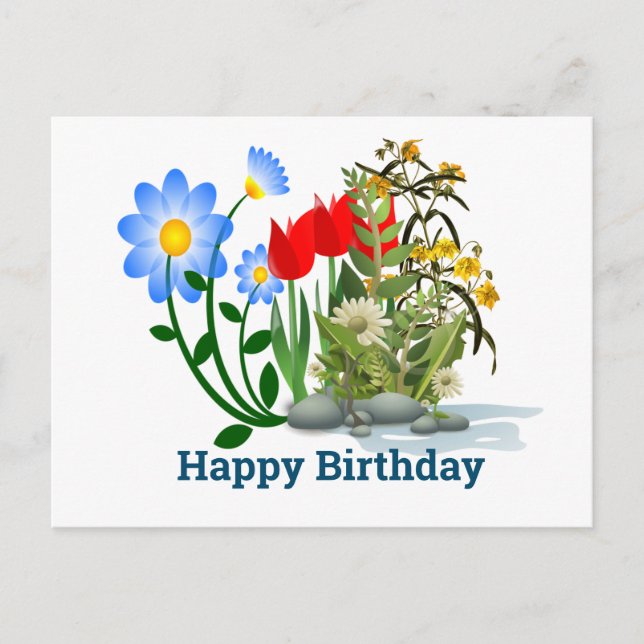 Happy Birthday Postcard (Front)
