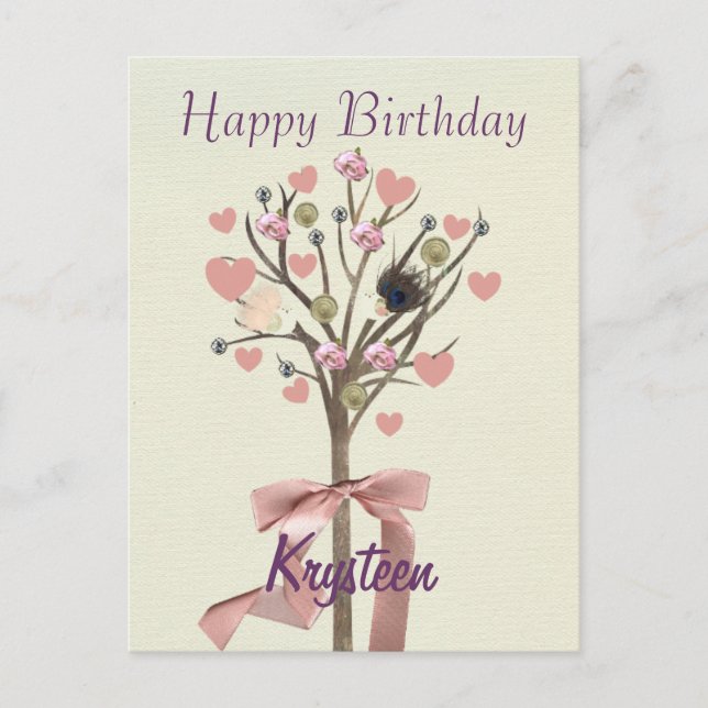 Happy Birthday Postcard (Front)