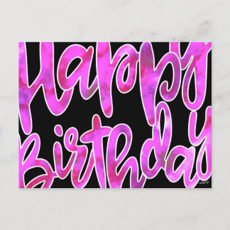 Happy Birthday Postcard