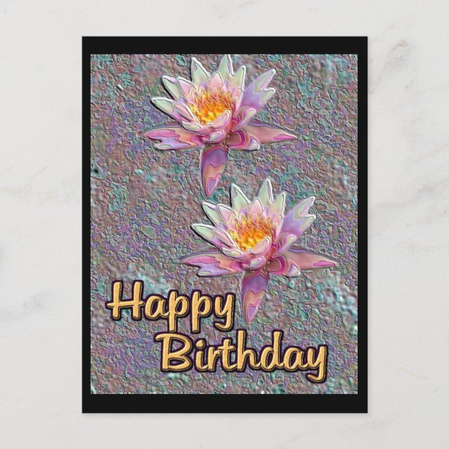 Happy Birthday Postcard (Front)