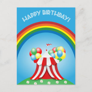 Happy birthday postcard