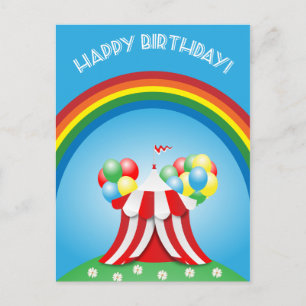 Happy birthday postcard