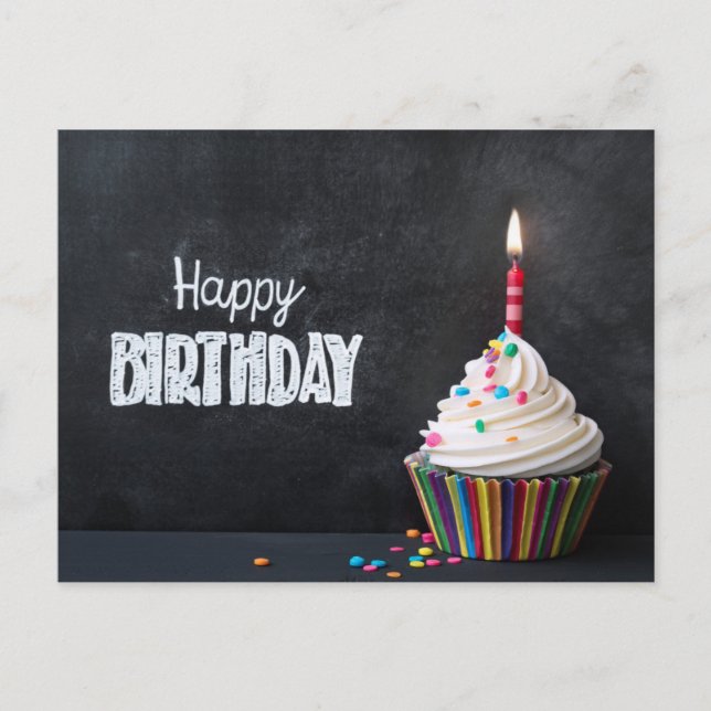 Happy Birthday Postcard (Front)
