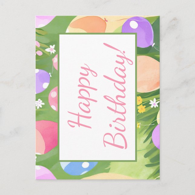 Happy Birthday! Postcard (Front)