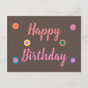 Happy Birthday Postcard