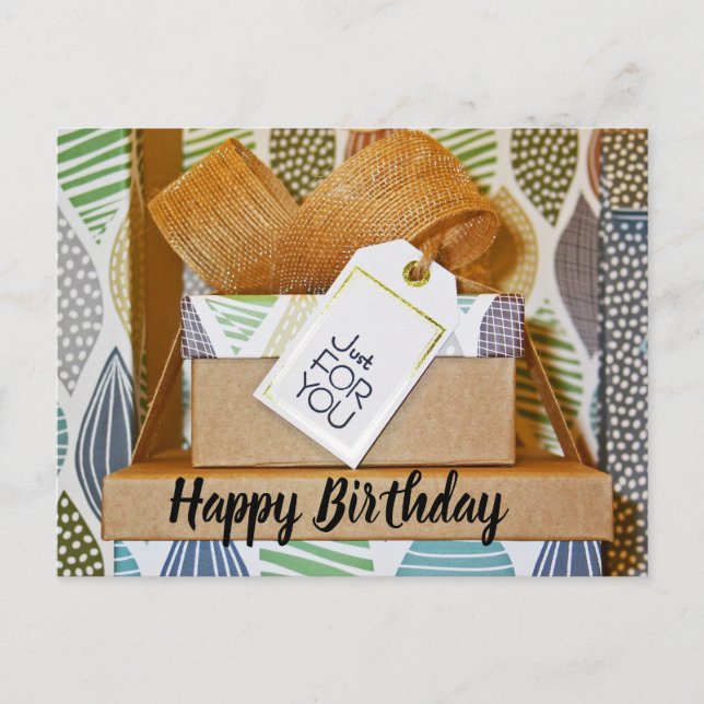 Happy Birthday  Postcard (Front)