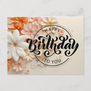 Happy Birthday Postcard