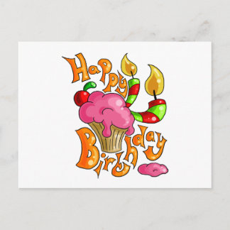 Happy birthday postcard