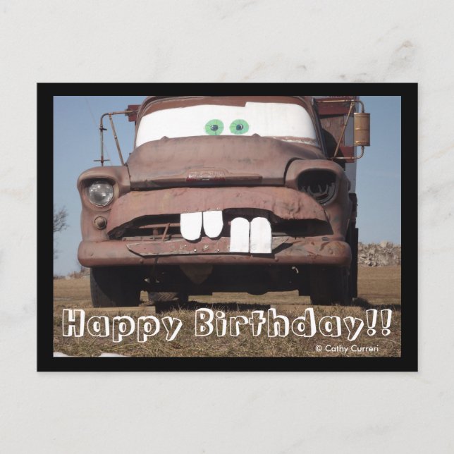 Happy Birthday Postcard (Front)
