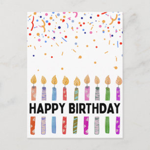 HAPPY BIRTHDAY POSTCARD