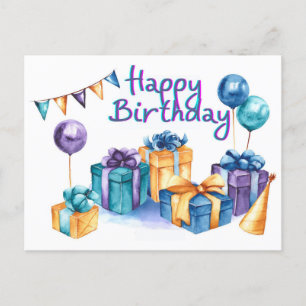 Happy Birthday  Postcard