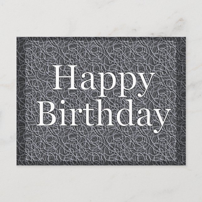 Happy Birthday Postcard (Front)