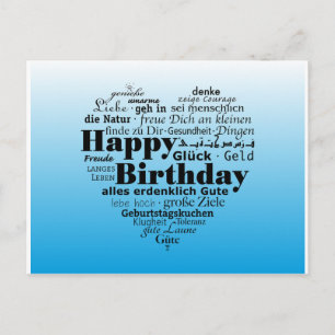Happy Birthday Postcard