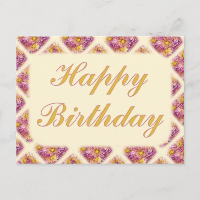 Happy Birthday Postcard (Front)