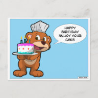 Happy birthday postcard for dentists