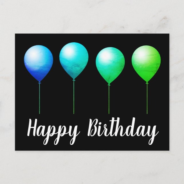 Happy birthday postcards (Front)