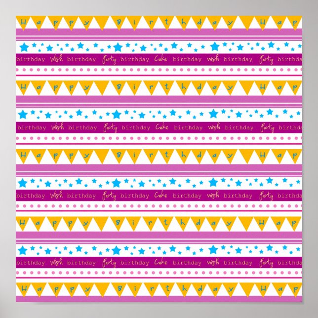 Happy Birthday  Poster (Front)