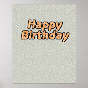 Happy Birthday Poster