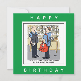 Happy Birthday Postman Card