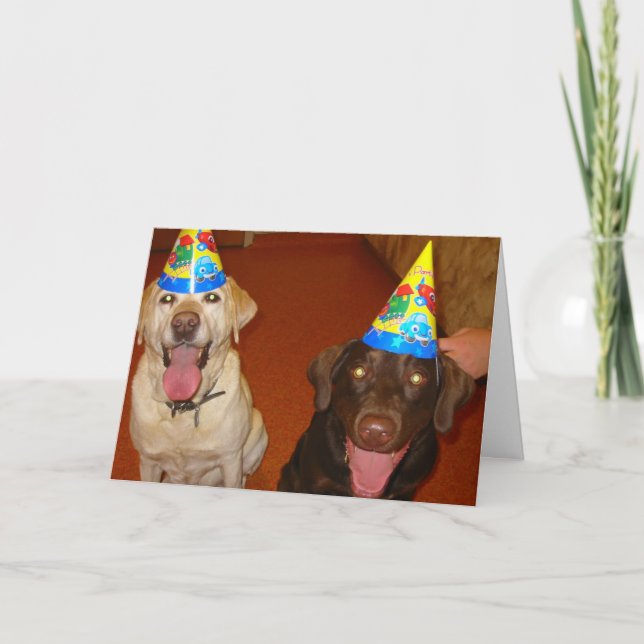 Happy Birthday Prima and Jake Card (Front)