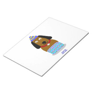 Happy Birthday Pup Notepad (27.9 cm x 21.6 cm)