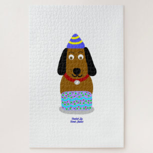 Happy Birthday Pup Puzzle (50.8 cm x 76.2 cm)