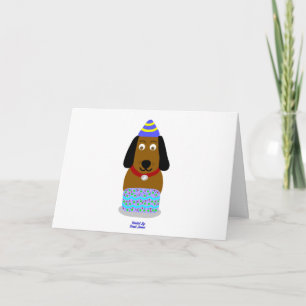 Happy Birthday Pup Standard Greeting Card