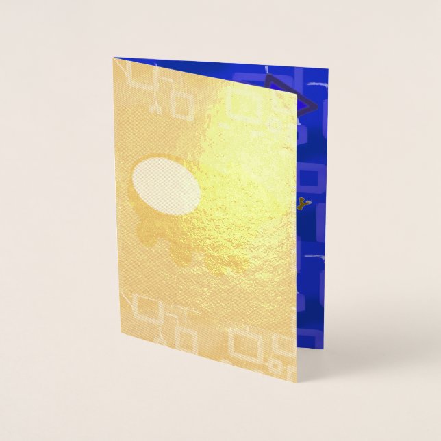 Happy Birthday Puppy Spaceship Chef Ducky Foil Card (Front)