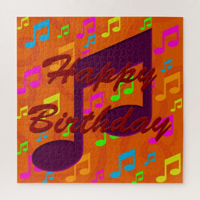 Happy Birthday Puzzle (Vertical)