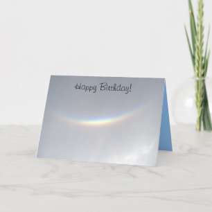 Happy Birthday Rare Face Rainbow Card