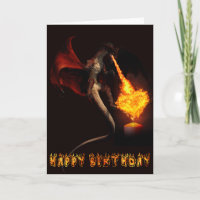 Happy Birthday Red Dragon Lover Fire Heart