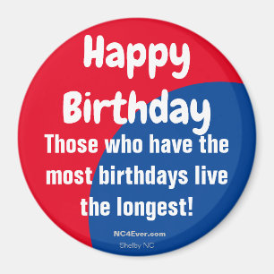 Happy Birthday Refrigerator Magnet