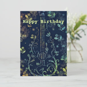 Happy Birthday - Romantic Flowers Guitar