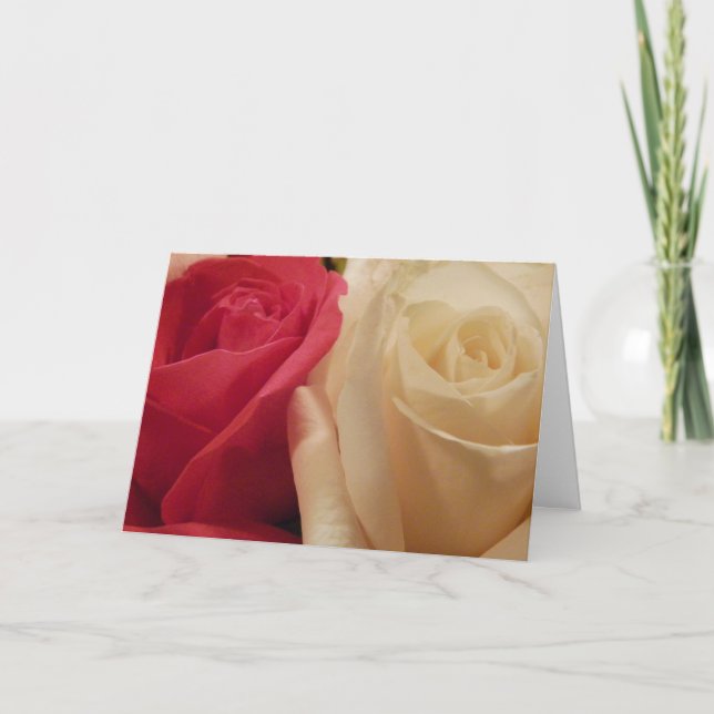 Happy Birthday Roses Card (Front)