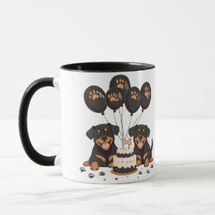 Happy Birthday Rottweiler Dogs Mug