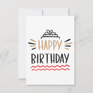 Happy Birthday  RSVP Card