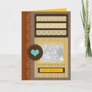 happy birthday (scrapbook) card