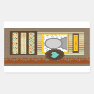 happy birthday (scrapbook) sticker
