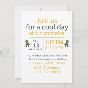 Happy Birthday Sebastian 7th Bday Invitation