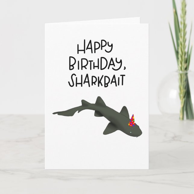 Happy Birthday Sharkbait card (Front)