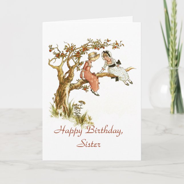 Happy Birthday Sister Card (Front)