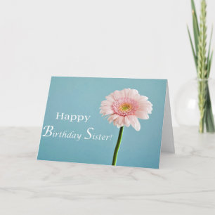 Happy Birthday Sister Daisy Card