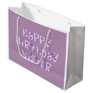 Happy Birthday Sister Gift Bag